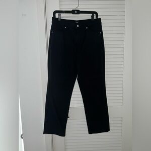 NWOT Express Black Jeans - Straight Ankle High Rise Stretch 8R